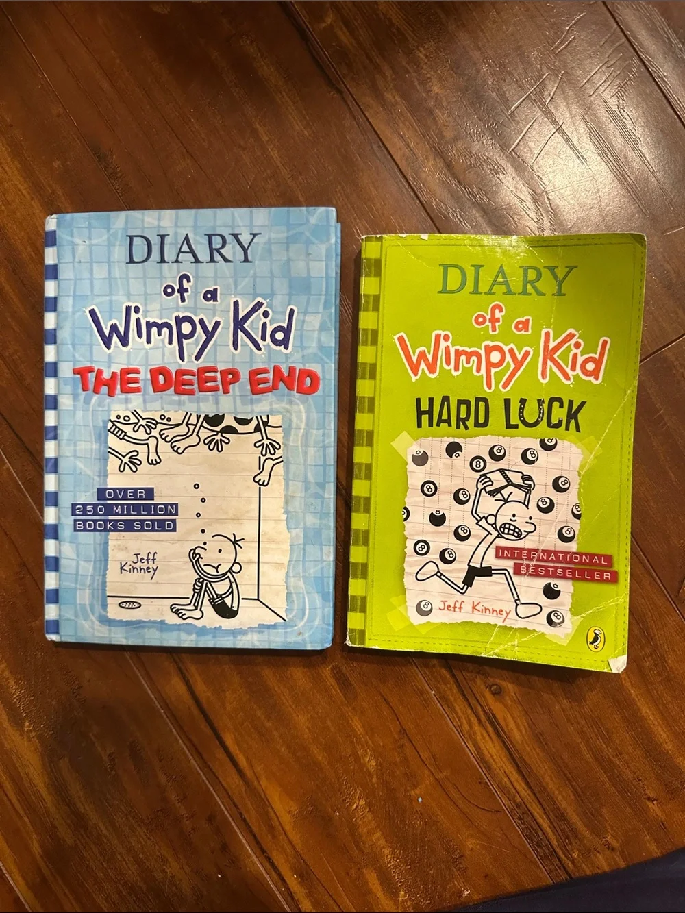 Diary of a Wimpy Kid Hard Luck & The Deep End HC Books 8 & 15